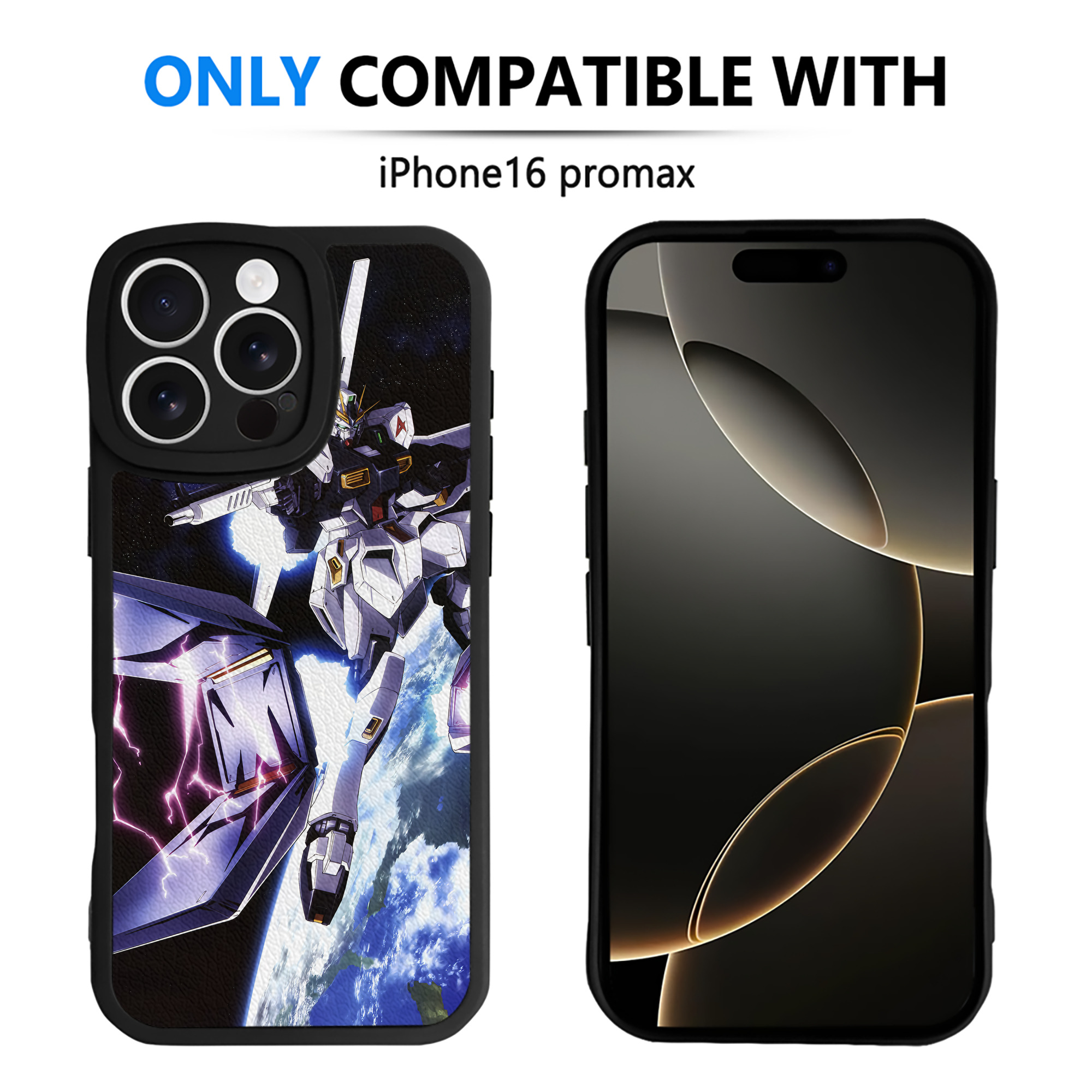 （画像用） 機動戦士ガンダム Mobile Suit Gundam 【iPhone 16シリーズ対応】シリコンスマホケース（レザー調） 材質：シリコン